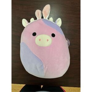 NWT Patty Pink Purple Cow 11 Inch Easter Squishmallows Plush